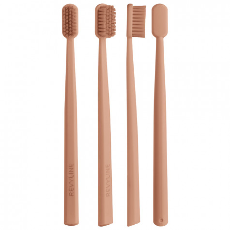 Набор Зубных паст Revyline Perfect, 4х40 г + Зубная щетка Revyline SM6000 SMART Special Color Edition Mocha Mousse
