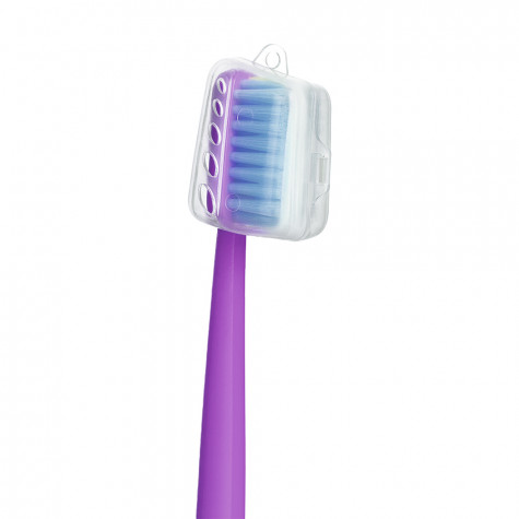 Зубная щетка Revyline SM6000 Ortho фиолетовая / голубая-салатовая
